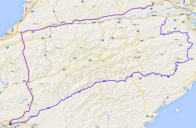 高知往復ソロツーリング